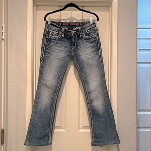 Rock Revival Jeans 26x28 Bootcut low rise jeans medium washed